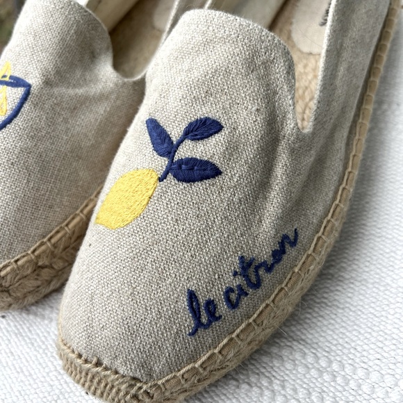 Soludos Limoncello Smoking Slipper Espadrille Size 11 - Picture 3 of 9